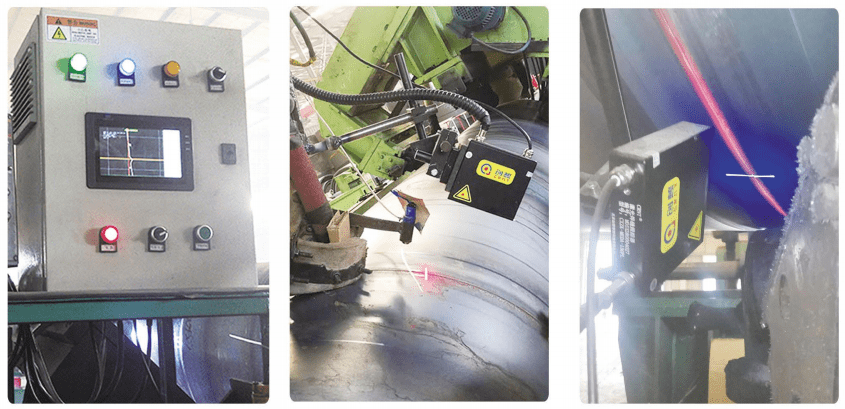 螺旋管焊縫跟蹤系統(tǒng)（內(nèi)、外焊）產(chǎn)品實際安裝效果圖