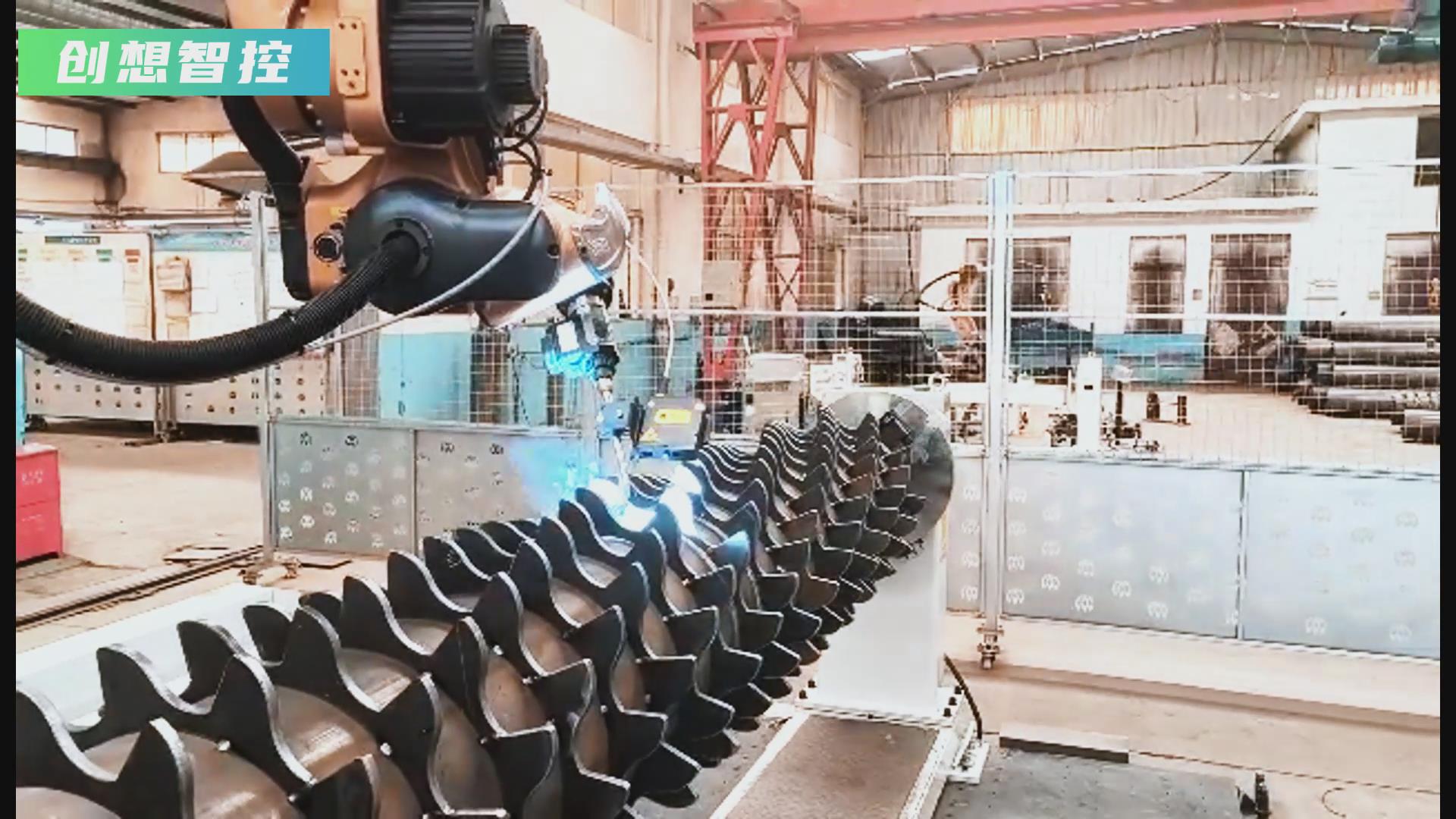 創(chuàng)想智控激光焊縫跟蹤器攜手廣數(shù)機器人，賦能農(nóng)機齒輪焊接智能化升級